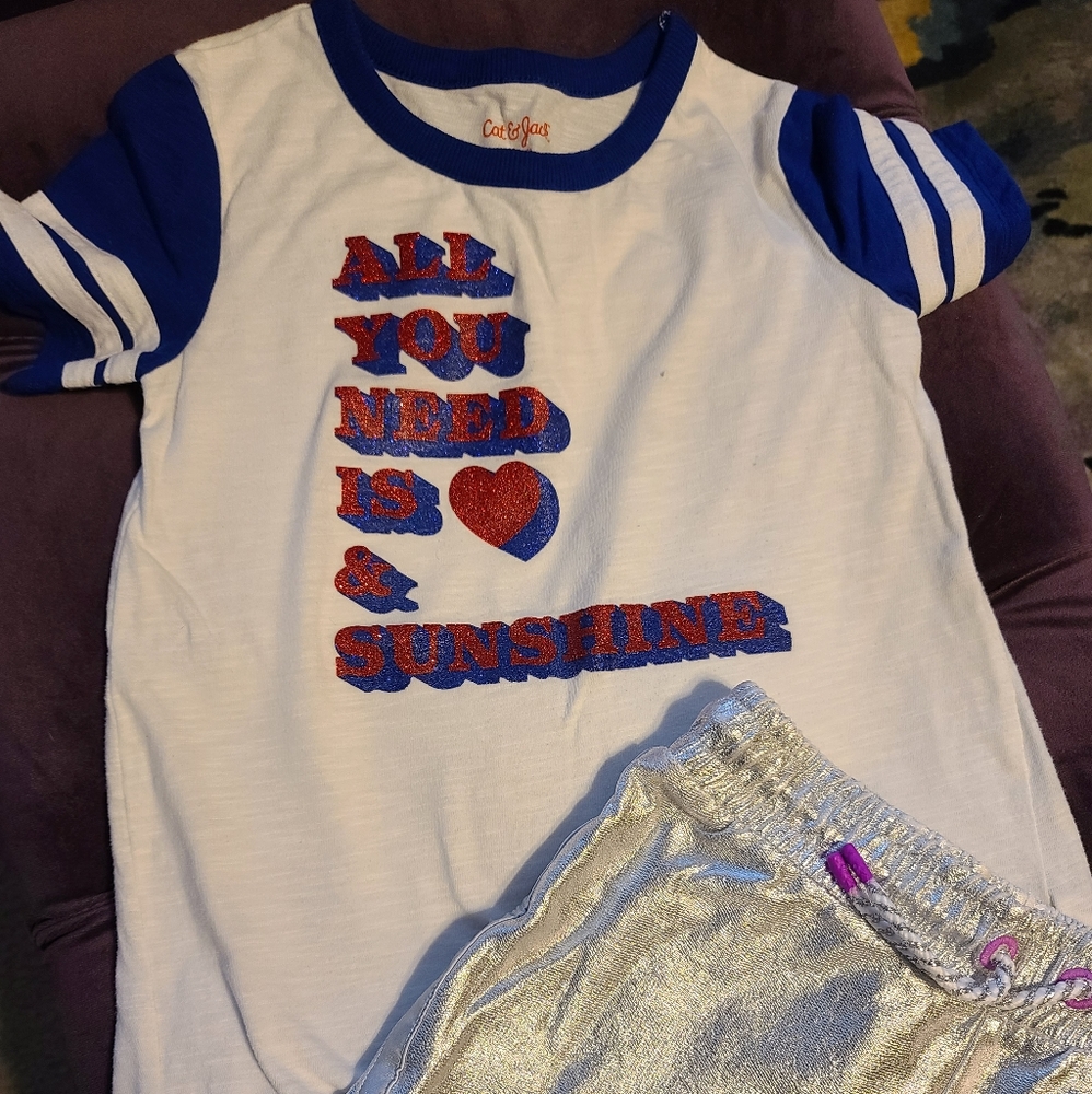 Girls Shorts Set Outfit